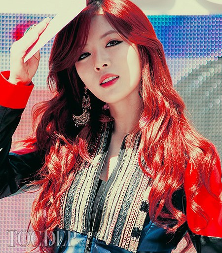 101 kiểu màu tóc nhuộm đỏ nâu cực đẹp của sao Kpop 2017