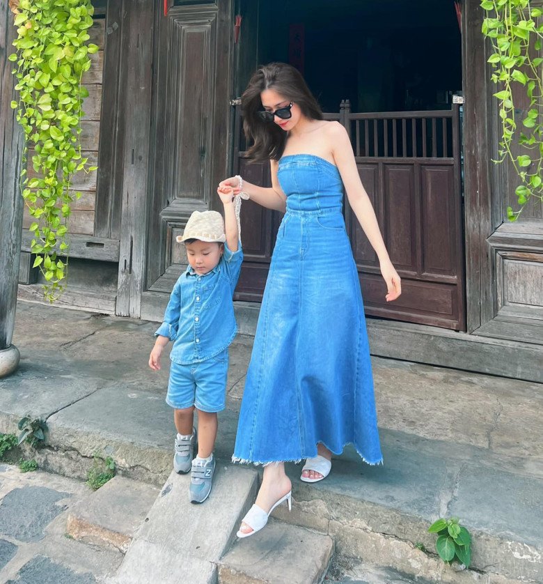 Chiếc váy Hòa Minzy diện bên con trai được ‘dân tình săn đón’