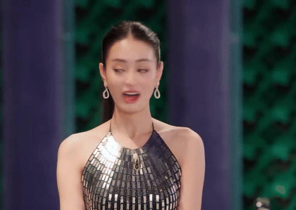 Biểu cảm cực sốc của Á hậu Bùi Khánh Linh ở tập 1 Đảo Thiên Đường