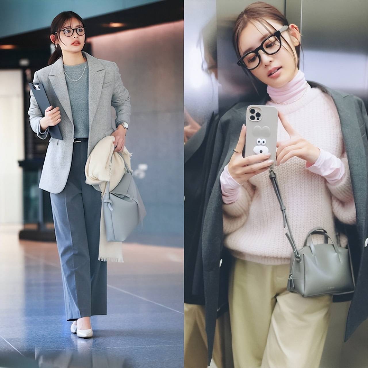 Phối đồ với gam xám sang trọng